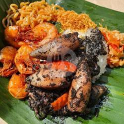 Nasi Cumi Hitam Udang