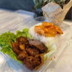 Nasi Ayam Jamur Hioko