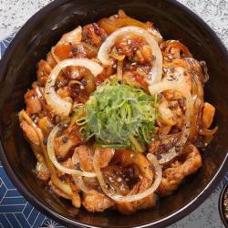 Chicken Blackpepper Teriyaki (donburi)