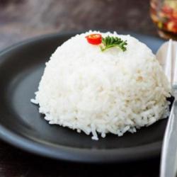 Kakap Krispy   Nasi Putih   Saos Sambal Sachet