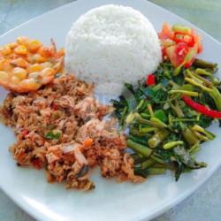 Nasi   Ikan Suir   Sayur