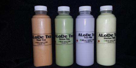 ALoDe Tea (Thai Tea, Green Tea, Taro Milk dan Durian Milk), Antapani