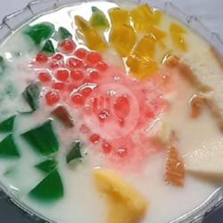 Sop Durian Campur Jelly Nangka Roti Tawar Mutiara Susu Keju