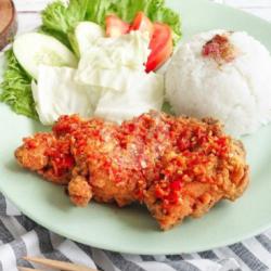 Ayam Geprek Pedas