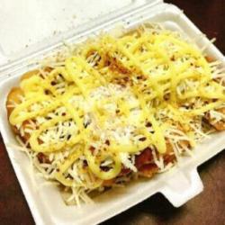 Pisang Keju Krispi Glaze Mangga