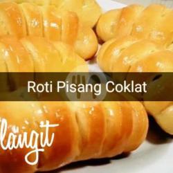 Isi 6 Roti Pisang Coklat Fresh Panas Dadakan