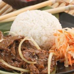 Paket Nasi Beef Teriyaki