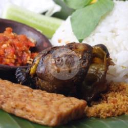 Nasi Ampela Hati Penyet Spesial Sambel Korek