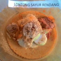 Lontong Sayur  Rendang