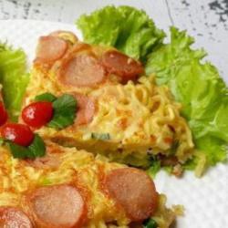 Martabak Telur Mie   Sosis