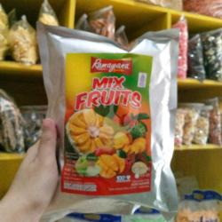 Keripik Buah Kering Mangga Apel Nangka Mix Rambutan Mangga