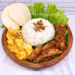 Nasi Cumi Balado Pedas Mantap