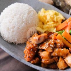 Chicken Karage   Rice