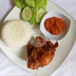 Ayam Pecel Dada   Nasi