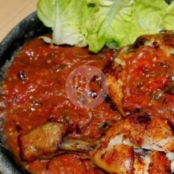 Ayam Bakar Penyet Sambal Campur