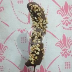 Pisang Balut Coklat Topping Kacang