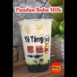 Pandan Boba Milk