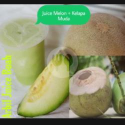 Jus Buah Melon Kelapa Muda