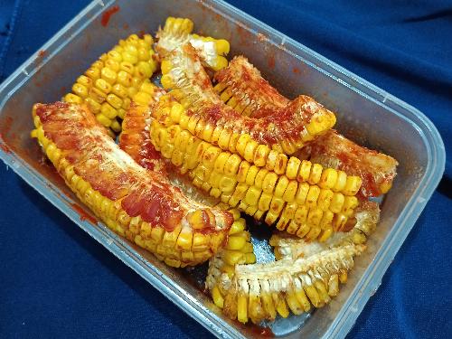 Jagung Goreng Keriting & Buko Pandan Ibu Uwais, Perumahan Grand Sukawana