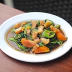 Tumis Kangkung Ikan Asin