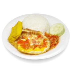 Nasi Geprek Telur