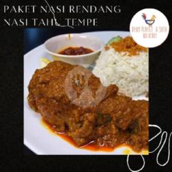 Paket Nasi Daging Rendang