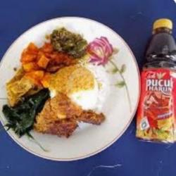 Paket Nasi Ayam Bumbu Rendang