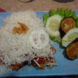 Ayam Geprek Keju Parut