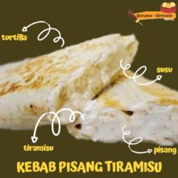 Kebab Pisang Tiramisu Large