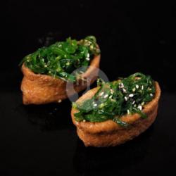 Wakame Inari Sushi