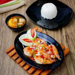 Nasi Udang Masak Pedas