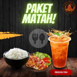 Paket Ayam Geprek Sambel Matah Paha Atas