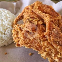 Nasi   Ayam Crispy Dada / Paha Atas