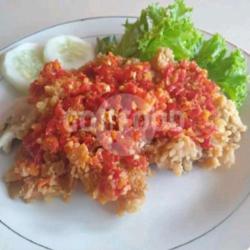 Paket Duo Ayam Geprek Original   Tempe