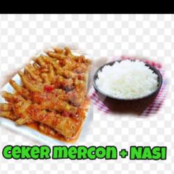 Ceker Mercon   Nasi