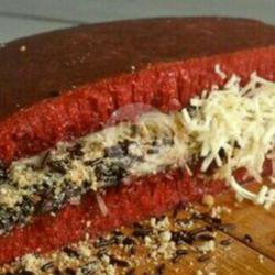 Martabak Red Velvet Keju Pisang Kismis Kacang