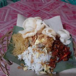 Nasi Uduk   Sate Telur Puyuh