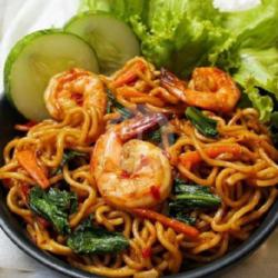 Mie Goreng Udang Pedas Gila