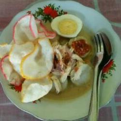 Lontong Opor Ayam   Telor 1/2