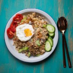 Nasgor Cumi   Telur Ceplok