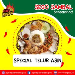 Sego Sambal Special Telur Asin