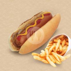 Classic Hotdog With Fries