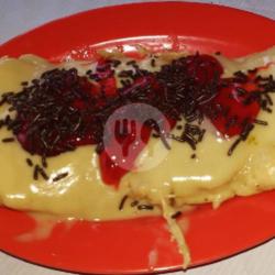 Pancong Cokelat Stawberry Susu