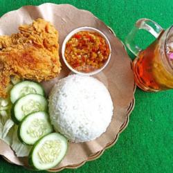 Nasi Sayap Krispy   Teh