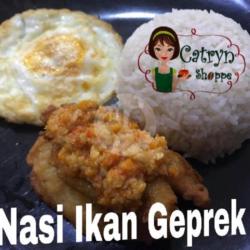 Nasi Ikan Cabe Ijo/ Gepuk