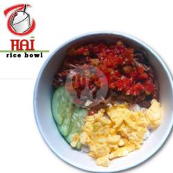 Rice Bowl Ayam Suir Mercon