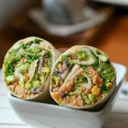 Chicken Katsu Salad Wrap