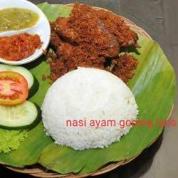 Nasi Ayam Goreng Laos   Perkedel Goreng Kentang