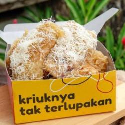 Pisang Keju Topping Tiramisu