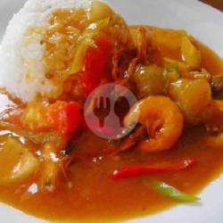 Paket Hemat Udang Saos Asam Pedas